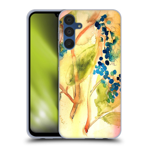 Mai Autumn Floral Blooms Botanical Abstract Soft Gel Case for Samsung Galaxy A15 & MagSafe
