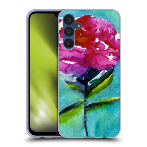 Mai Autumn Floral Blooms Peony 2 Soft Gel Case for Samsung Galaxy A15 & MagSafe