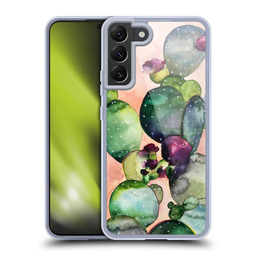 Mai Autumn Floral Blooms Desert Rose Soft Gel Case for Samsung Galaxy S22+ 5G & MagSafe