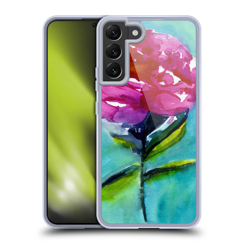 Mai Autumn Floral Blooms Peony 2 Soft Gel Case for Samsung Galaxy S22+ 5G & MagSafe