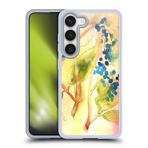 Mai Autumn Floral Blooms Botanical Abstract Soft Gel Case for Samsung Galaxy S23 5G & MagSafe