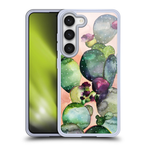 Mai Autumn Floral Blooms Desert Rose Soft Gel Case for Samsung Galaxy S23 5G & MagSafe