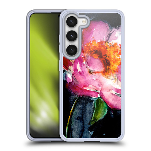 Mai Autumn Floral Blooms Peony Soft Gel Case for Samsung Galaxy S23 5G & MagSafe