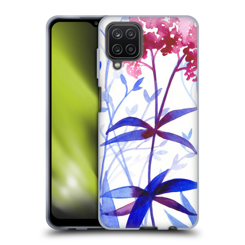 Mai Autumn Floral Garden By The Sea Soft Gel Case for Samsung Galaxy A12 (2020)