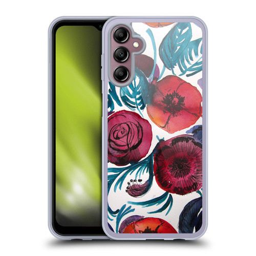 Mai Autumn Floral Garden Violetta Soft Gel Case for Samsung Galaxy A14 5G
