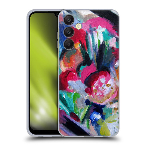Mai Autumn Floral Garden Abstract Soft Gel Case for Samsung Galaxy A25 5G