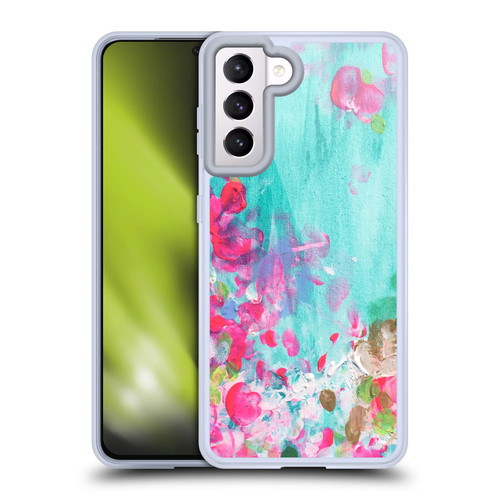 Mai Autumn Floral Garden May Soft Gel Case for Samsung Galaxy S21 5G & MagSafe