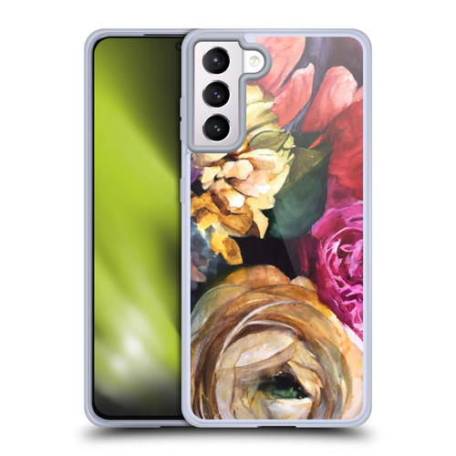Mai Autumn Floral Garden Wild Soft Gel Case for Samsung Galaxy S21+ 5G & MagSafe