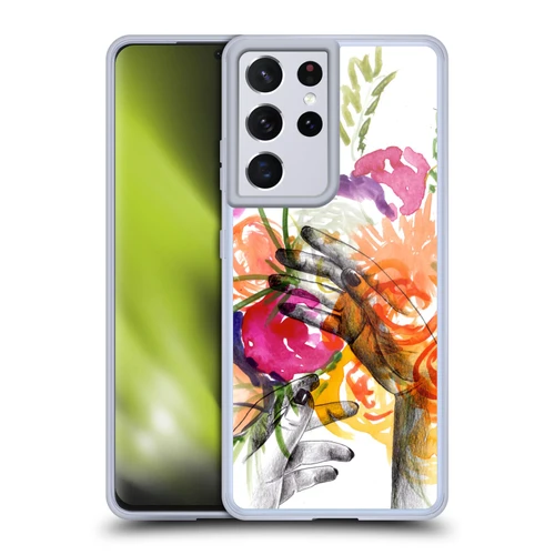 Mai Autumn Floral Garden Dreaming Of Spring Soft Gel Case for Samsung Galaxy S21 Ultra 5G & MagSafe