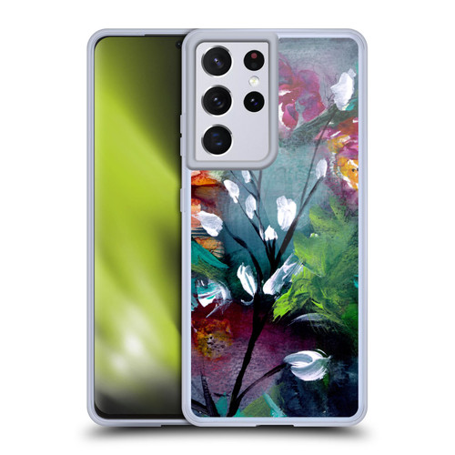 Mai Autumn Floral Garden Night Soft Gel Case for Samsung Galaxy S21 Ultra 5G & MagSafe