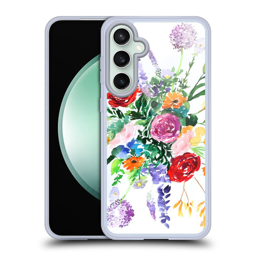 Mai Autumn Floral Garden Mandala Soft Gel Case for Samsung Galaxy S23 FE 5G & MagSafe