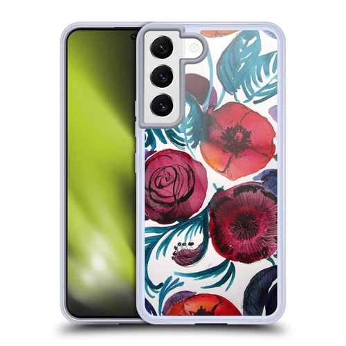 Mai Autumn Floral Garden Violetta Soft Gel Case for Samsung Galaxy S22 5G & MagSafe