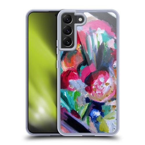 Mai Autumn Floral Garden Abstract Soft Gel Case for Samsung Galaxy S22+ 5G & MagSafe