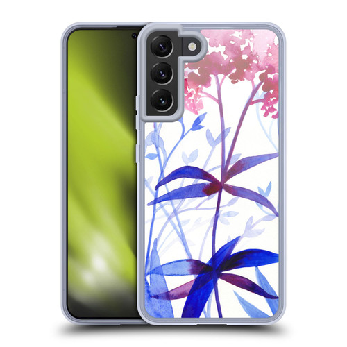 Mai Autumn Floral Garden By The Sea Soft Gel Case for Samsung Galaxy S22+ 5G & MagSafe