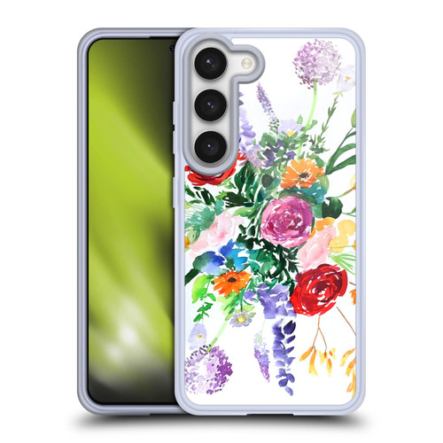 Mai Autumn Floral Garden Mandala Soft Gel Case for Samsung Galaxy S23 5G & MagSafe