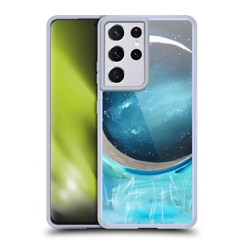 Mai Autumn Space And Sky Silver Moon Garden Soft Gel Case for Samsung Galaxy S21 Ultra 5G & MagSafe