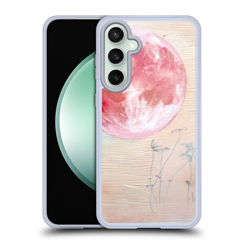 Mai Autumn Space And Sky Pink Moon Soft Gel Case for Samsung Galaxy S23 FE 5G & MagSafe