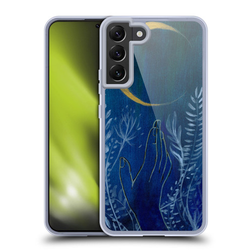 Mai Autumn Space And Sky Flower Moon Soft Gel Case for Samsung Galaxy S22+ 5G & MagSafe