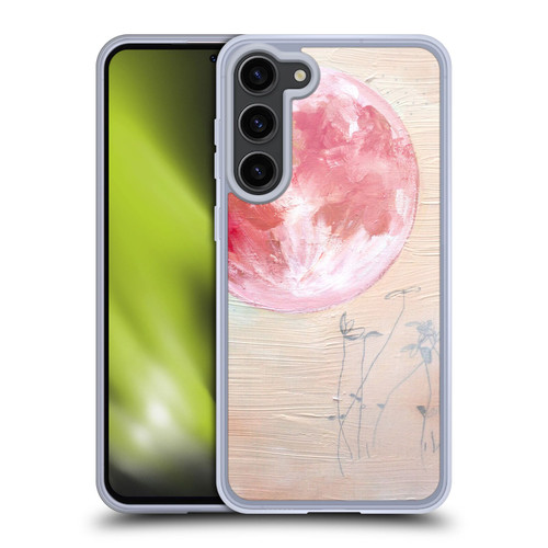 Mai Autumn Space And Sky Pink Moon Soft Gel Case for Samsung Galaxy S23+ 5G & MagSafe
