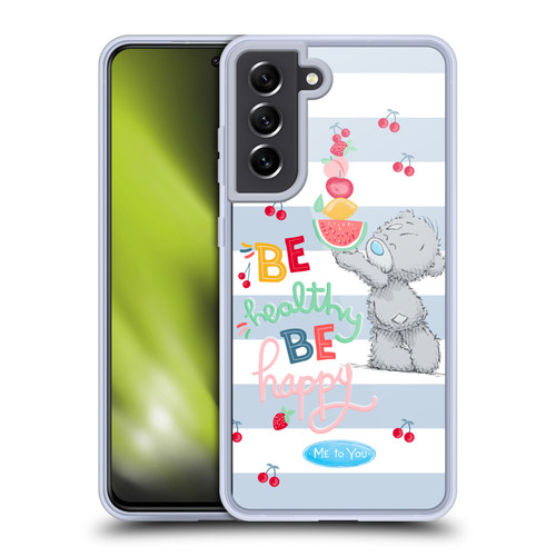Me To You Retro Fun Be Healthy Soft Gel Case for Samsung Galaxy S21 FE 5G & MagSafe