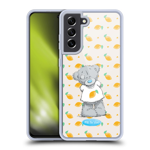 Me To You Retro Fun Lemon Soft Gel Case for Samsung Galaxy S21 FE 5G & MagSafe