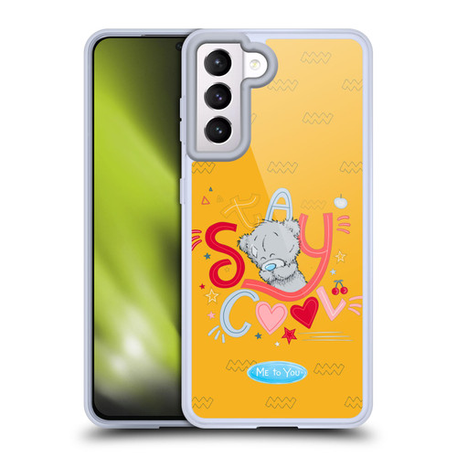 Me To You Retro Fun Stay Cool Soft Gel Case for Samsung Galaxy S21 5G & MagSafe
