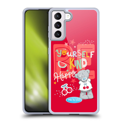 Me To You Retro Fun Be Yourself Soft Gel Case for Samsung Galaxy S21+ 5G & MagSafe