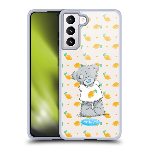Me To You Retro Fun Lemon Soft Gel Case for Samsung Galaxy S21+ 5G & MagSafe