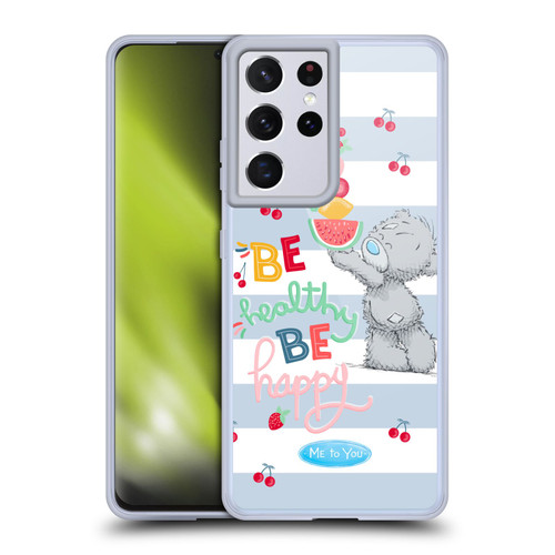 Me To You Retro Fun Be Healthy Soft Gel Case for Samsung Galaxy S21 Ultra 5G & MagSafe