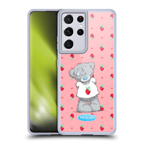 Me To You Retro Fun Strawberry Soft Gel Case for Samsung Galaxy S21 Ultra 5G & MagSafe