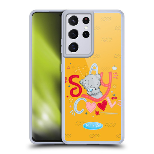 Me To You Retro Fun Stay Cool Soft Gel Case for Samsung Galaxy S21 Ultra 5G & MagSafe