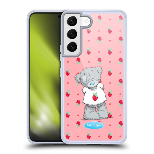 Me To You Retro Fun Strawberry Soft Gel Case for Samsung Galaxy S22 5G & MagSafe