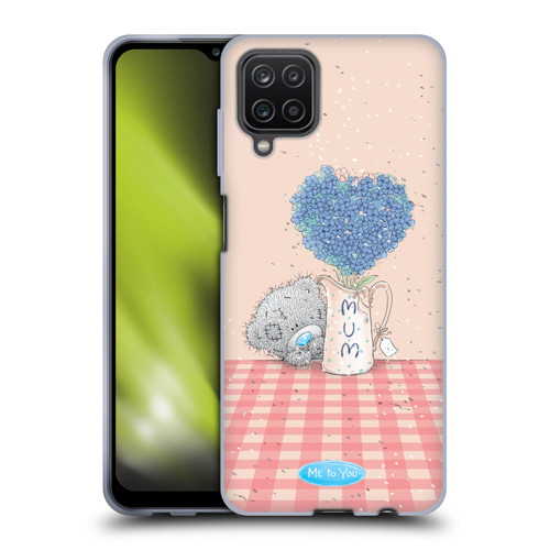 Me To You ALL About Love Blue Flowers Soft Gel Case for Samsung Galaxy A12 (2020)