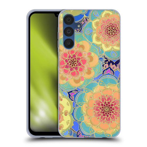 Micklyn Le Feuvre Florals 2 Obsession Soft Gel Case for Samsung Galaxy A15 & MagSafe
