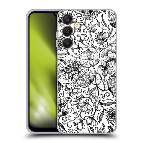 Micklyn Le Feuvre Florals 2 Hand Drawn Floral Soft Gel Case for Samsung Galaxy A25 5G
