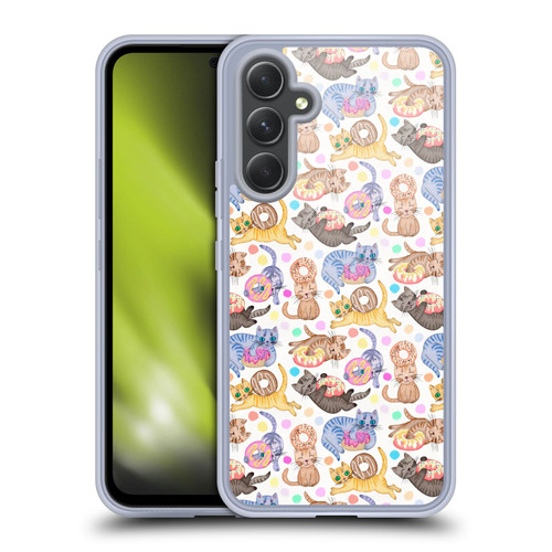 Micklyn Le Feuvre Animals Sprinkles On Donuts and Whiskers On Kittens Soft Gel Case for Samsung Galaxy A54 5G
