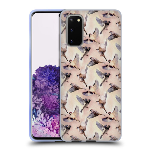 Micklyn Le Feuvre Animals Sparrow Flight Soft Gel Case for Samsung Galaxy S20 / S20 5G