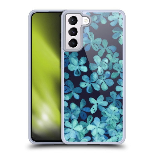 Micklyn Le Feuvre Florals 2 Hand Painted Floral Pattern Soft Gel Case for Samsung Galaxy S21+ 5G & MagSafe