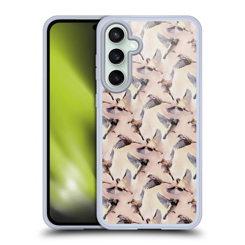 Micklyn Le Feuvre Animals Sparrow Flight Soft Gel Case for Samsung Galaxy S23 FE 5G & MagSafe