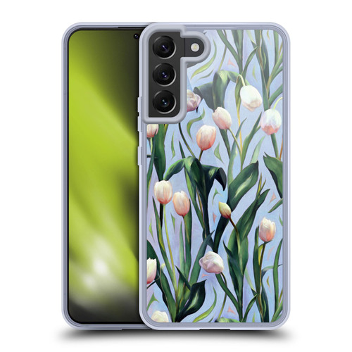 Micklyn Le Feuvre Florals 2 Waiting On The Blooming A Tulip Soft Gel Case for Samsung Galaxy S22+ 5G & MagSafe