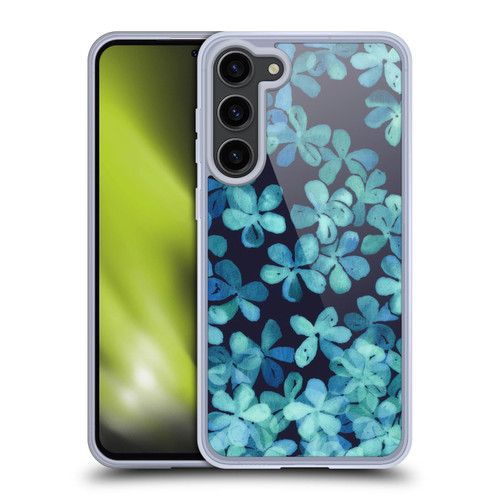 Micklyn Le Feuvre Florals 2 Hand Painted Floral Pattern Soft Gel Case for Samsung Galaxy S23+ 5G & MagSafe