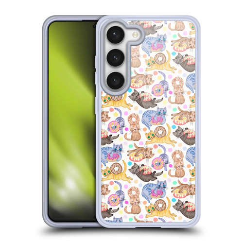 Micklyn Le Feuvre Animals Sprinkles On Donuts and Whiskers On Kittens Soft Gel Case for Samsung Galaxy S23 5G & MagSafe