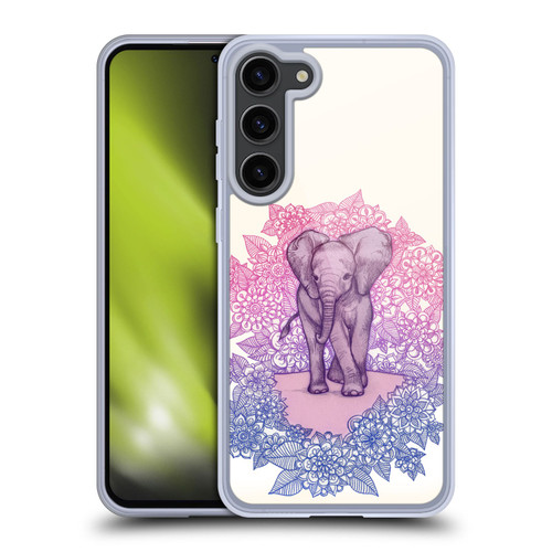 Micklyn Le Feuvre Animals Cute Baby Elephant Soft Gel Case for Samsung Galaxy S23+ 5G & MagSafe