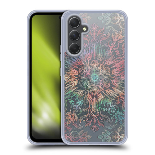Micklyn Le Feuvre Floral Patterns Winter Sunset Mandala Soft Gel Case for Samsung Galaxy A54 5G