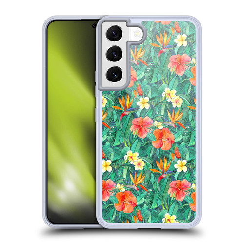 Micklyn Le Feuvre Florals Classic Tropical Garden Soft Gel Case for Samsung Galaxy S22 5G & MagSafe