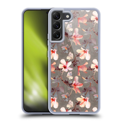 Micklyn Le Feuvre Florals Coral Hibiscus Soft Gel Case for Samsung Galaxy S22+ 5G & MagSafe