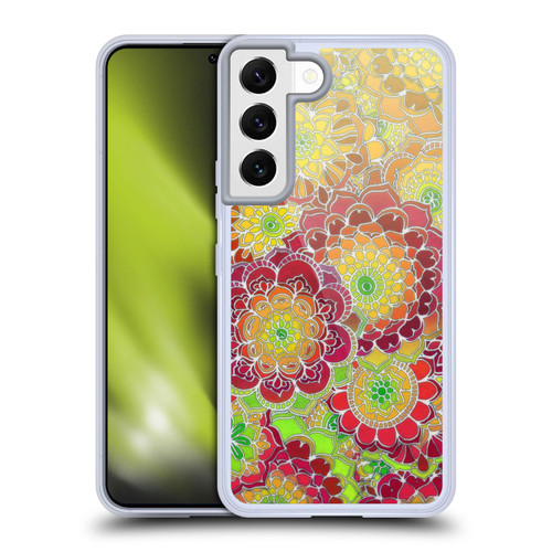 Micklyn Le Feuvre Florals 2 Flying East Soft Gel Case for Samsung Galaxy S22 5G & MagSafe