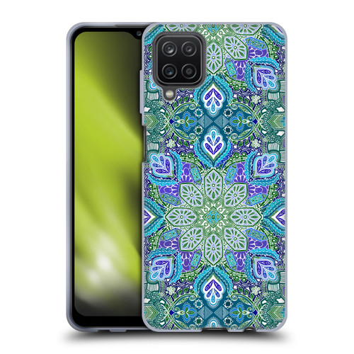 Micklyn Le Feuvre Mandala Peacock Summer Soft Gel Case for Samsung Galaxy A12 (2020)