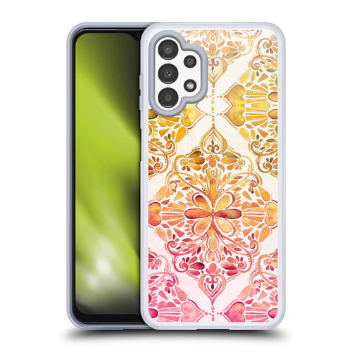Micklyn Le Feuvre Mandala Sunset Art Nouveau Soft Gel Case for Samsung Galaxy A13 (2022)