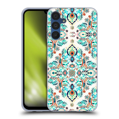 Micklyn Le Feuvre Mandala Modern Folk in Jewel Soft Gel Case for Samsung Galaxy A15 & MagSafe